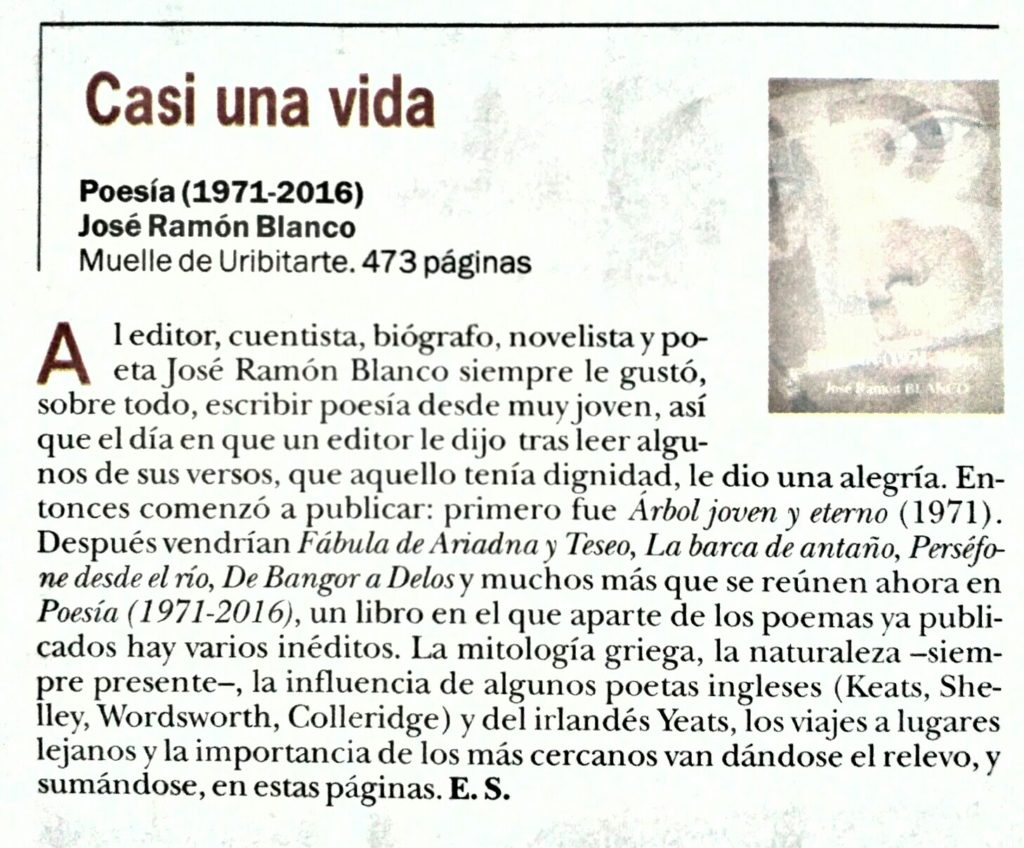 Periodico Bilbao. José Ramón Blanco